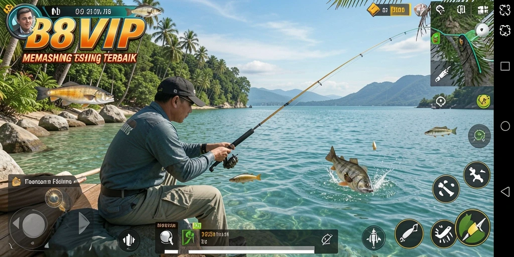 Tangkapan ikan besar di gameplay B8VIP yang mendebarkan.