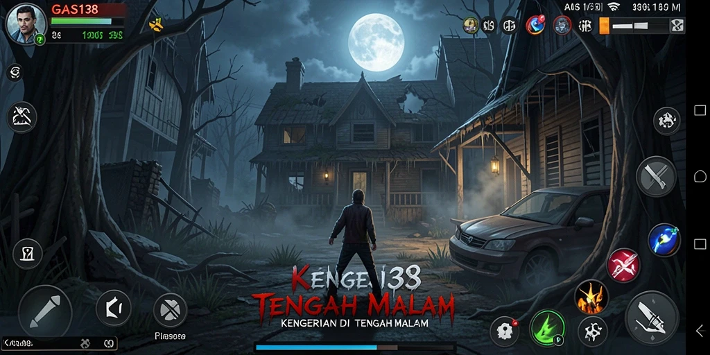 Screenshot menampilkan momen mencekam dalam gameplay GAS138.