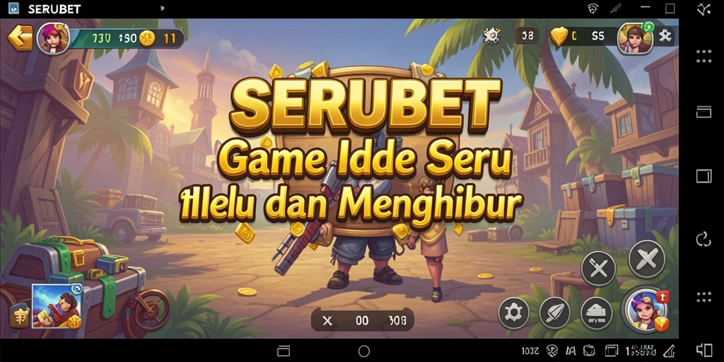 Screenshot permainan <strong>SERUBET</strong> menampilkan gameplay Idle yang seru dan interaktif.