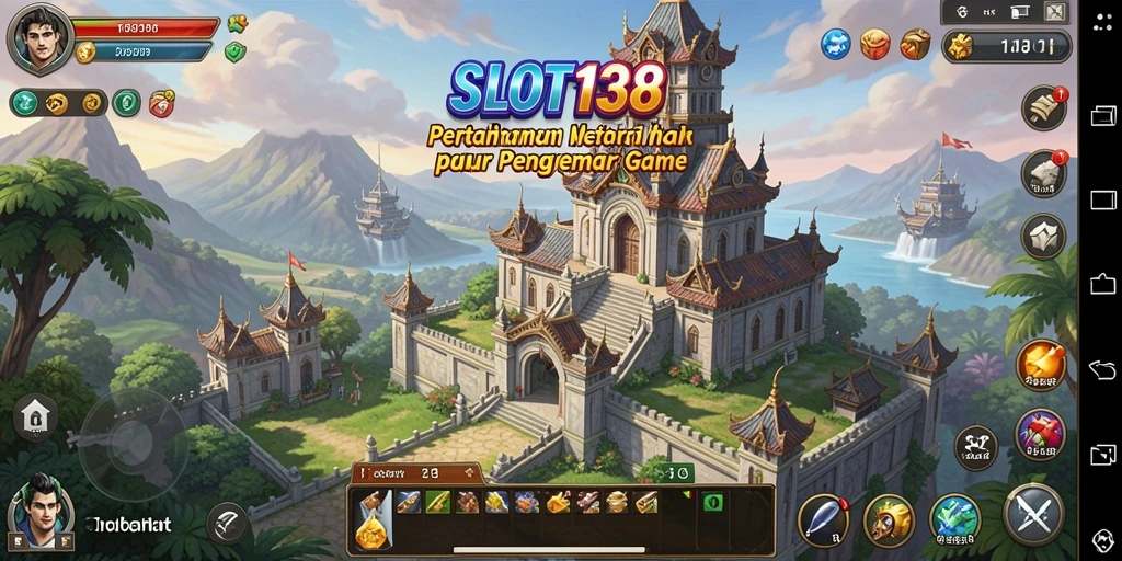 Tampilan gameplay SLOT138 yang mendebarkan dalam pertahanan menara.